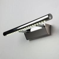 Applique murale LED chromée pour miroir