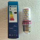 lampadaire moderne en fer et verre avec lumière led décorative
