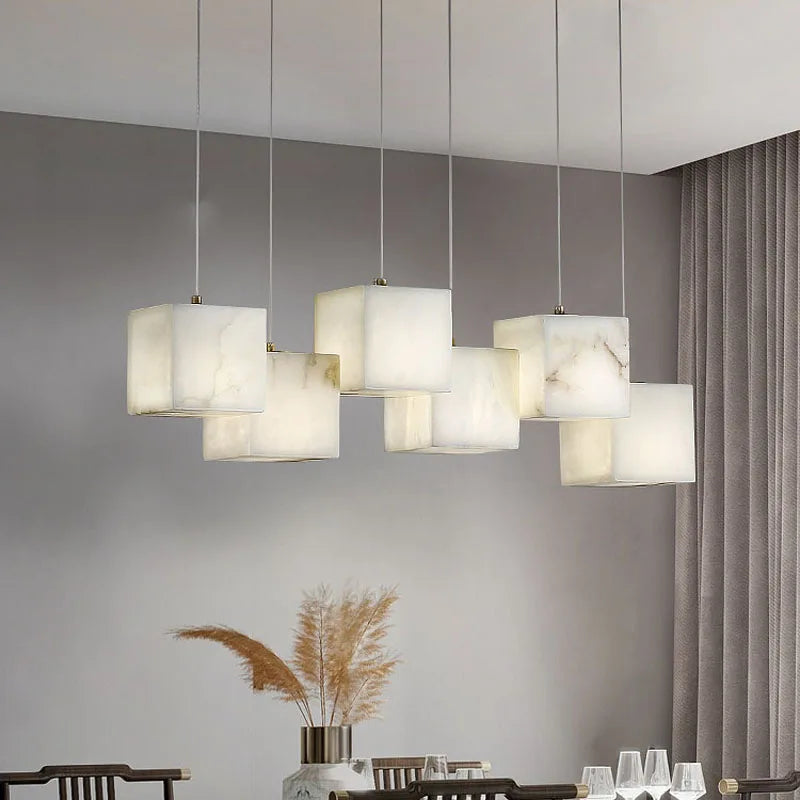 suspension créative en marbre pour décoration intérieure diy - vue 3 sur 7