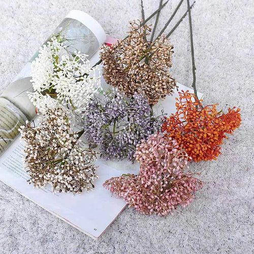 plantes artificielles rétro framboises pour décoration DIY maison - vue 6 sur 13