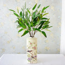 plantes vertes artificielles décoration florale mariage eucalyptus et fruits