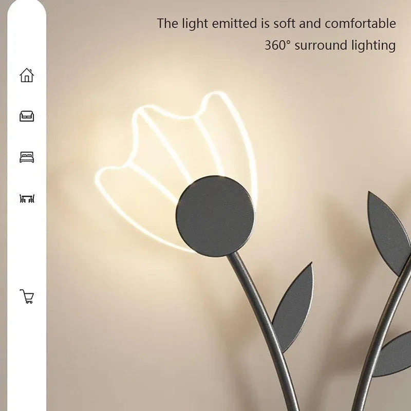 applique murale led moderne pour décoration intérieure élégante - vue 5 sur 23