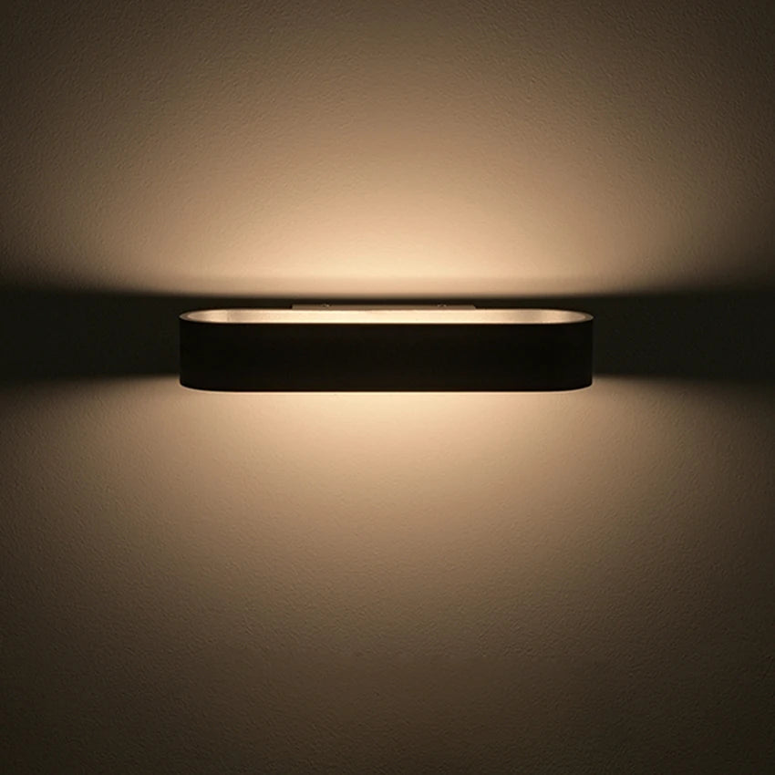 Aluminum LED Wall Lamp, Modern and Minimalist Indoor Lighting, Bedside Decorative Lamp, Corridor Wall Lamp, 12W - vue 7 sur 8