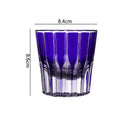 Verre whisky cocktail stries verticales design cristal 200ml