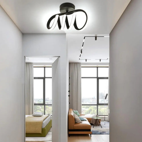 plafonnier led moderne monté en surface pour allée nordic