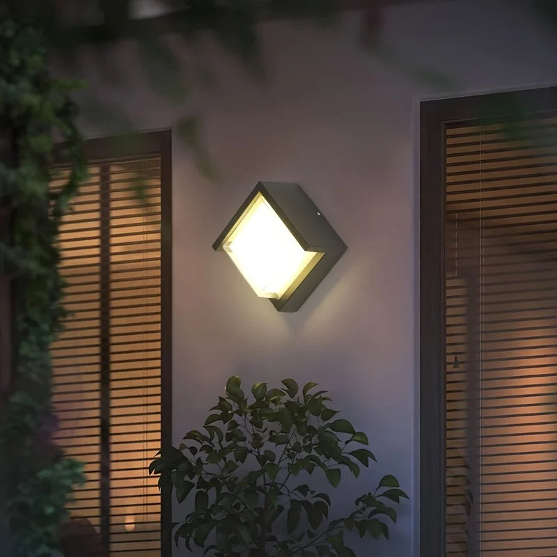 applique murale extérieure étanche à led pour jardin - vue 5 sur 6