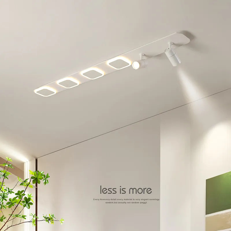 plafonnier Led avec projecteurs nordique - vue 7 sur 21
