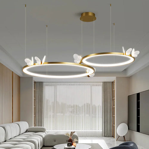 suspension design en acrylique pour décoration moderne de luxe - vue 4 sur 21
