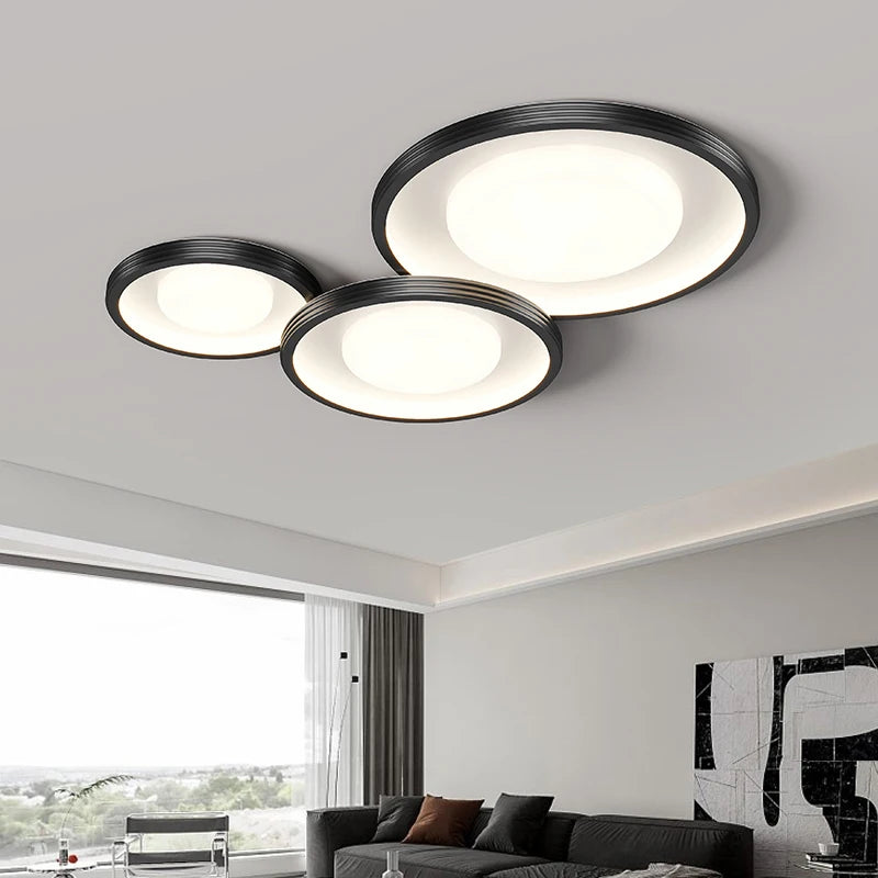 plafonnier led moderne minimaliste pour intérieur - vue 6 sur 15