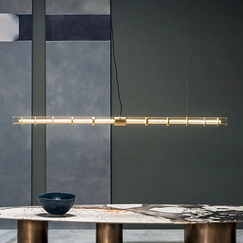 suspension LED minimaliste moderne pour décoration intérieure