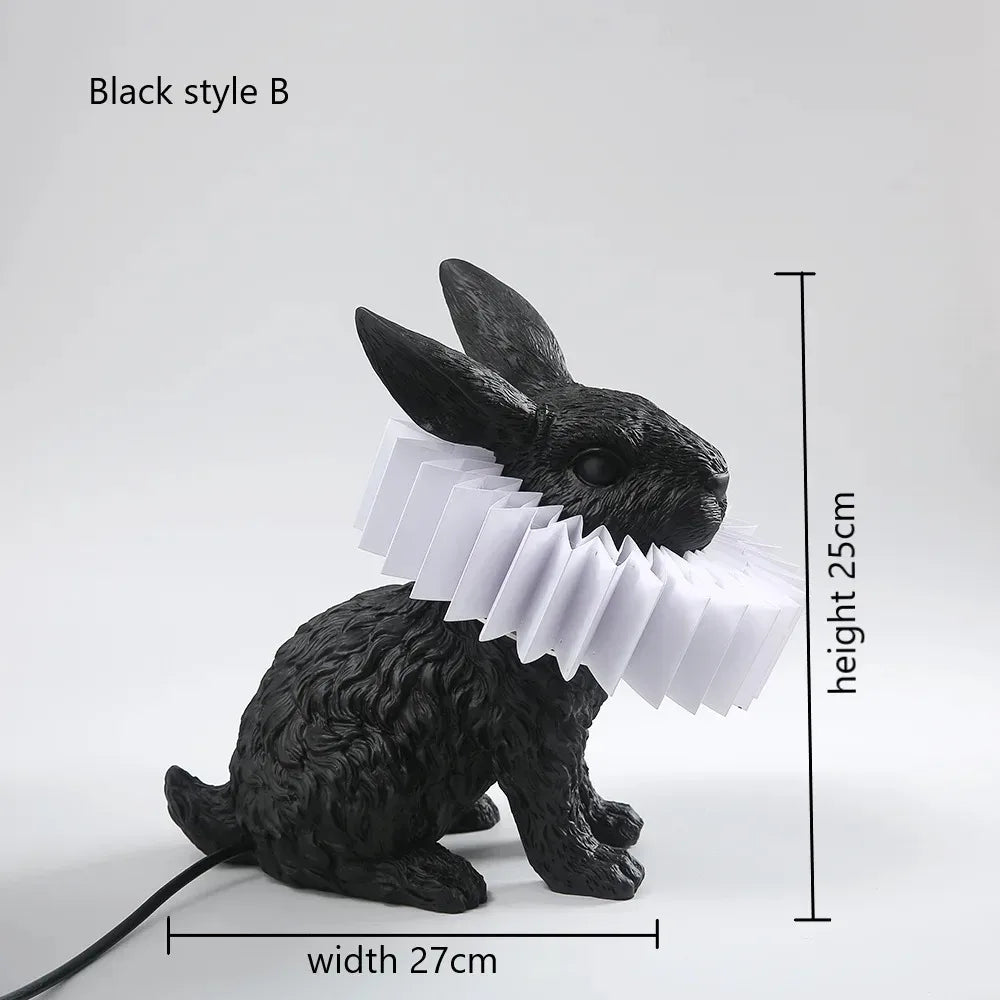 lampe de table lapin adorable pour décoration enfant - vue 7 sur 15