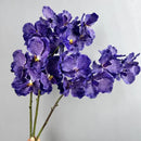 lot de 2 orchidées artificielles vanda pour décoration intérieure