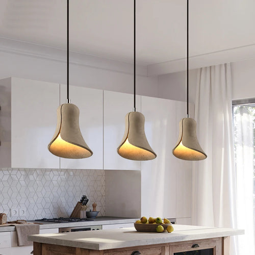 suspension industrielle rétro en ciment pour décoration intérieure - vue 3 sur 9