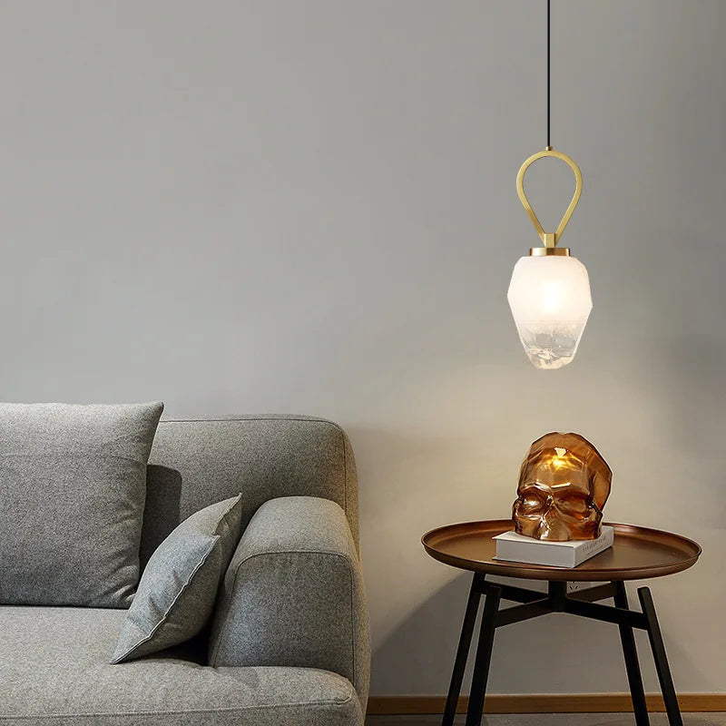 lustre réglable en laiton pour cuisine restaurant luminaires suspendus - vue 2 sur 10
