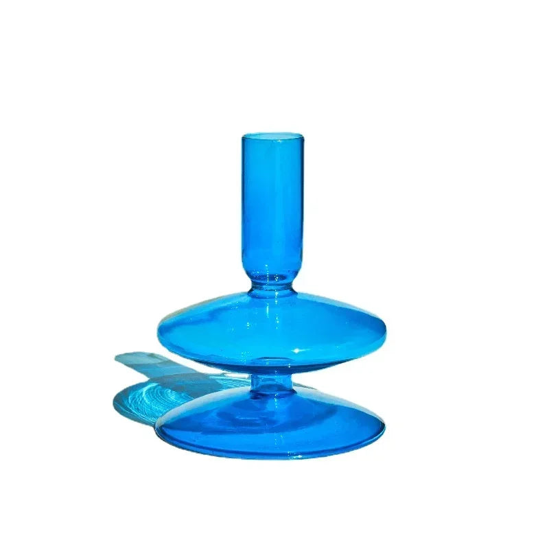 bougeoirs décoratifs en verre pour mariage et décoration intérieure - vue 14 sur 32