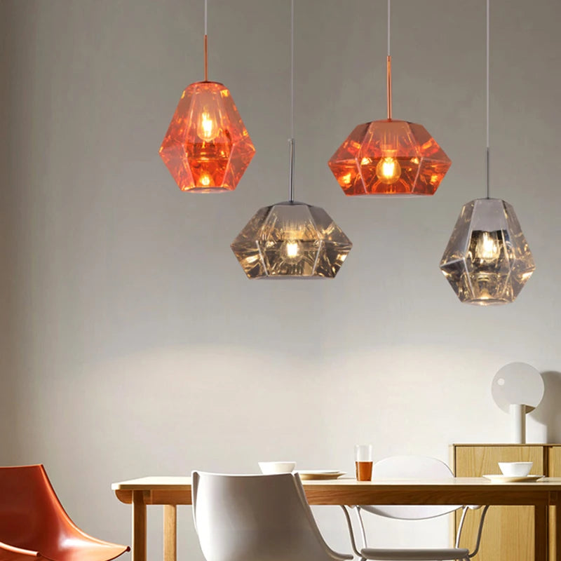 lustre nordique moderne pour bar restaurant café créatif - vue 2 sur 14