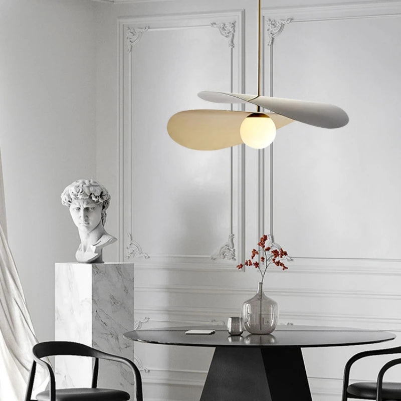 lampe suspendue en métal et verre pour boutique - vue 3 sur 6