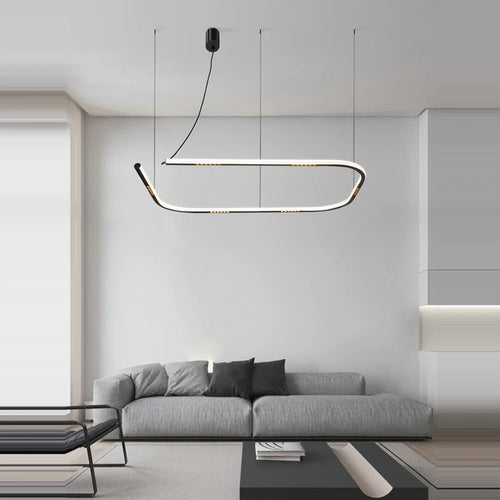 lustre rond à capteur mains et intensité variable - vue 5 sur 11