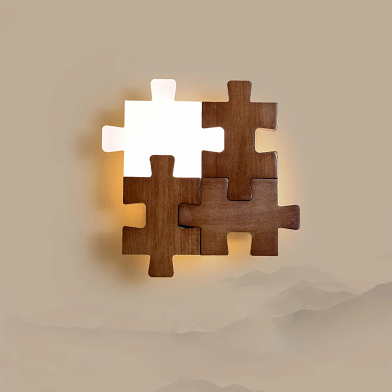 Applique murale LED en bois au design nordique - vue 2 sur 8