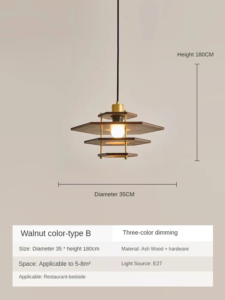 lustre en bois massif style médiéval pour restaurant et bar - vue 9 sur 10