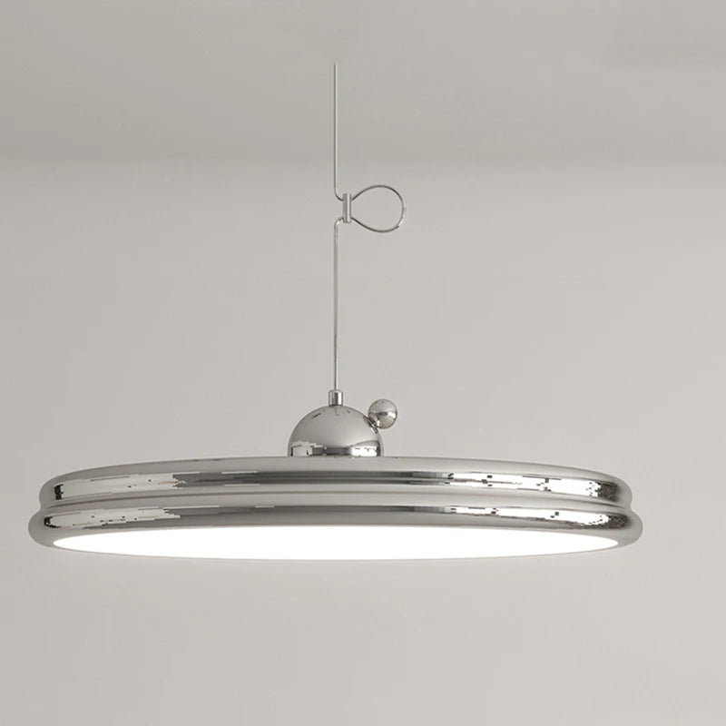 lustre design chromé bras oscillants longs rotatif 360° - vue 7 sur 10