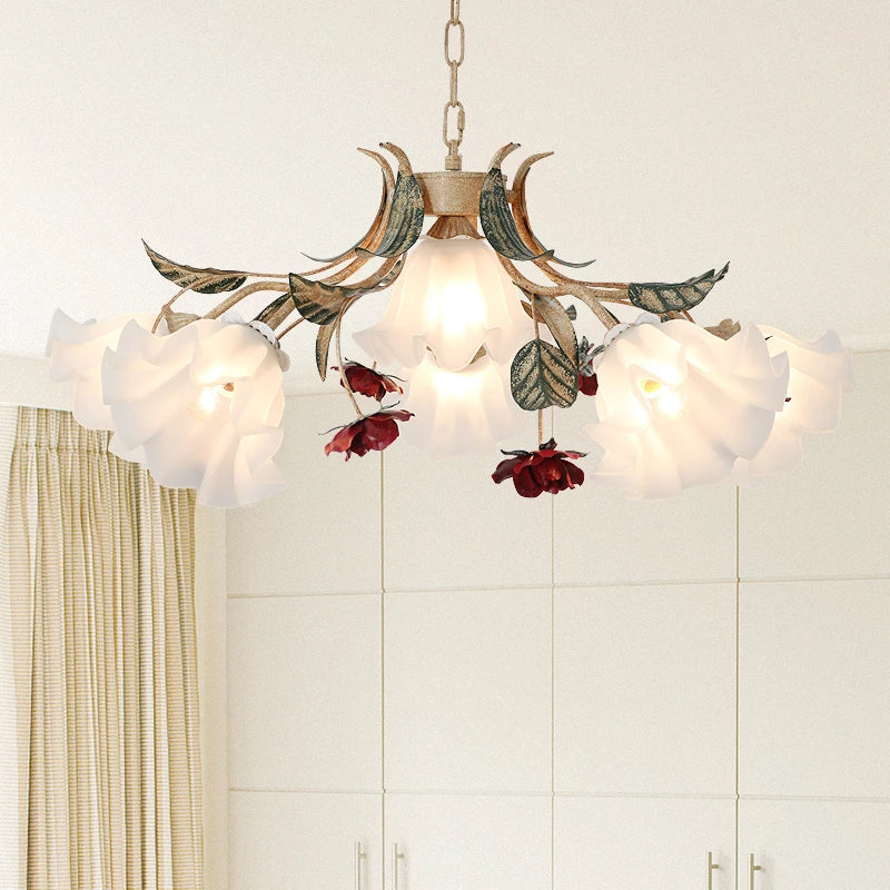 lustre rétro créatif pour restaurant vintage et salon romantique - vue 5 sur 9
