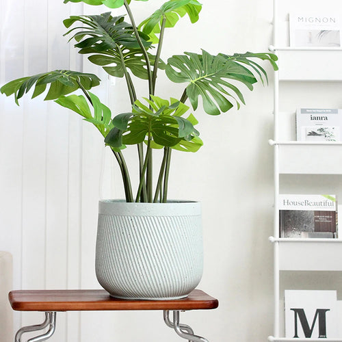 moule en silicone pour pot de fleurs en béton design européen - vue 2 sur 6