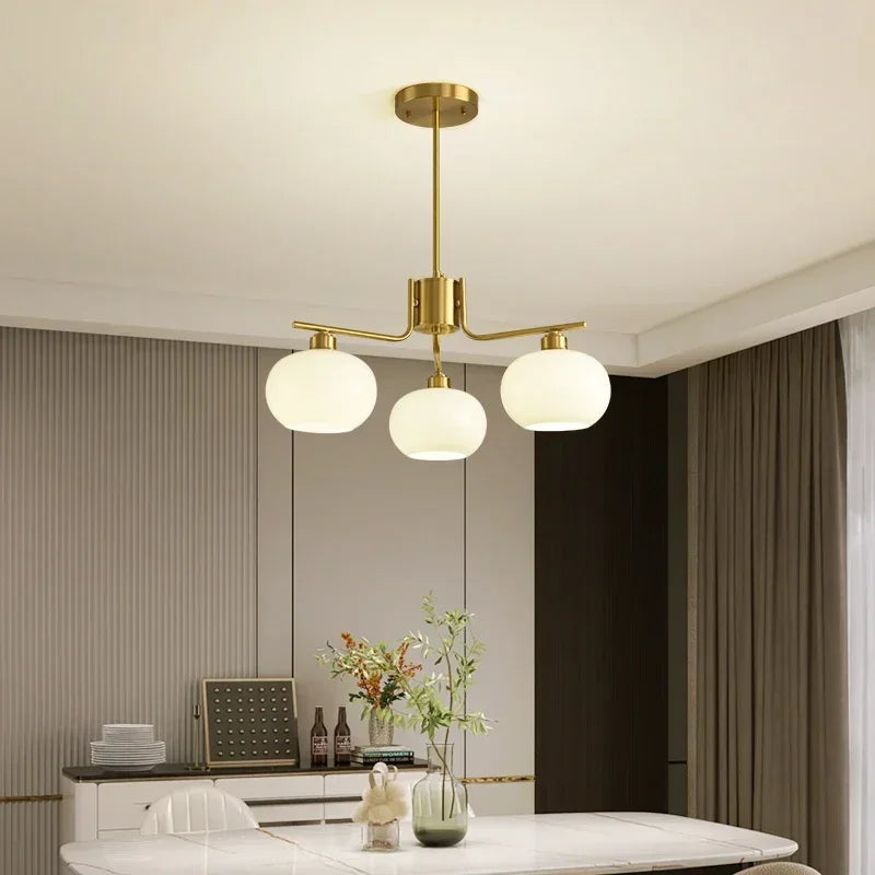 suspension nordique simple style moderne éclairage décoration intérieure - vue 4 sur 19