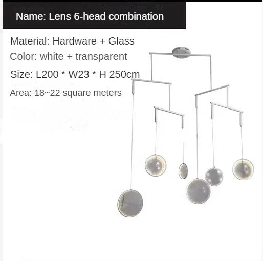 luminaire minimaliste moderne miroir convexe créatif en verre - vue 8 sur 9