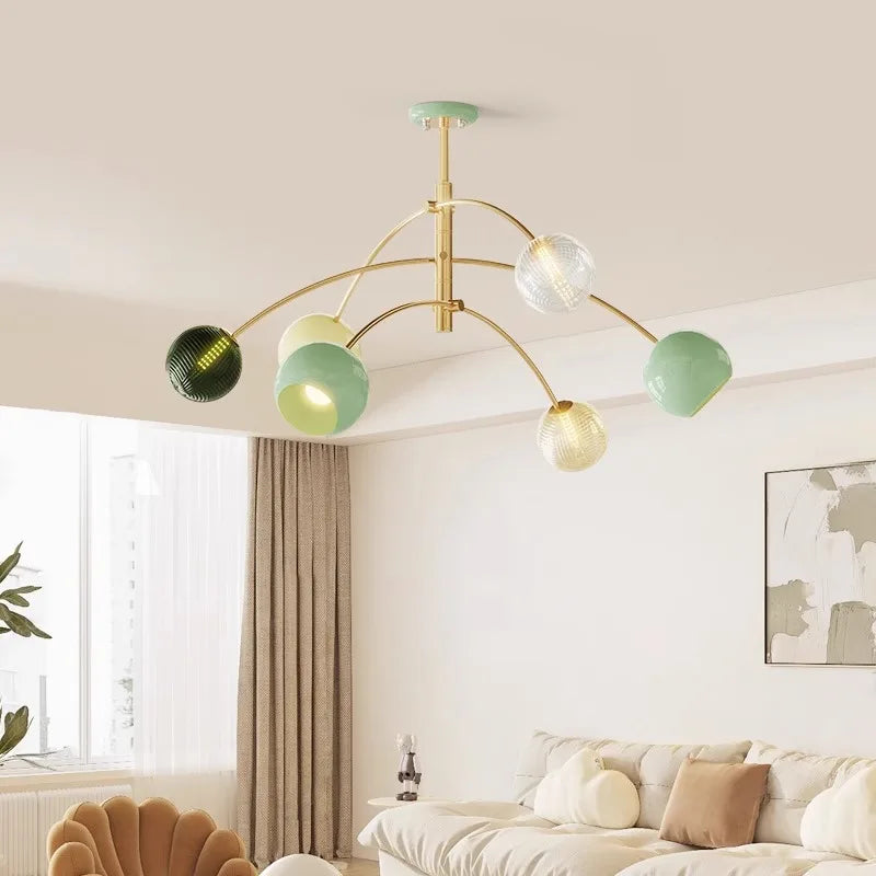 lustre led de luxe moderne pour éclairage intérieur - vue 7 sur 7