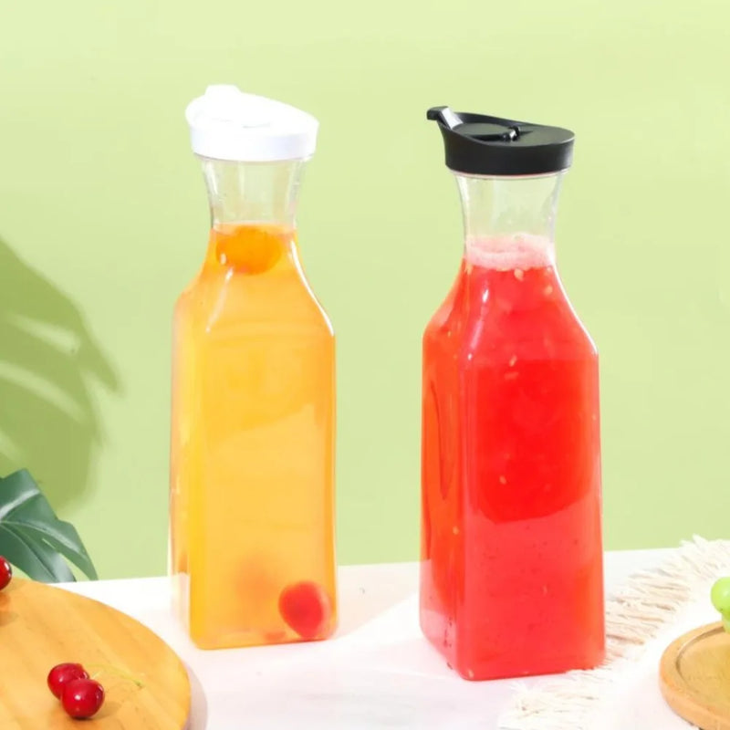 Carafe a jus plastique 1000ml avec couvercle refrigerateur