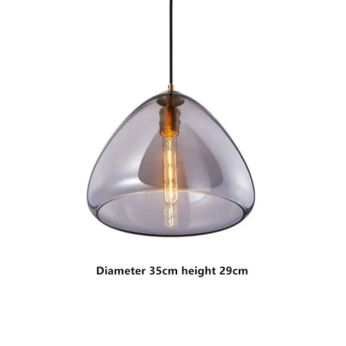 suspension en verre design nordique pour décoration intérieure moderne - vue 15 sur 15