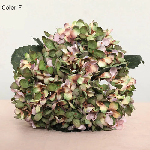 lot de 3 fleurs artificielles d'hortensia pour décoration de mariage