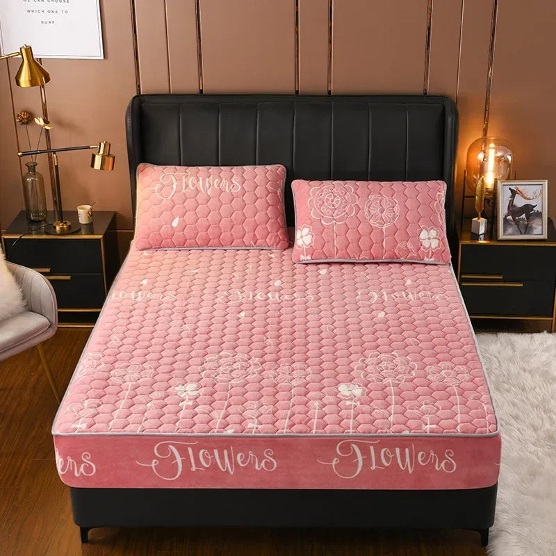 drap matelassé housse de protection en velours épais antidérapante