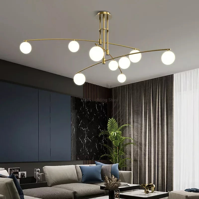 suspension en verre de styliste nouvelle collection décorative