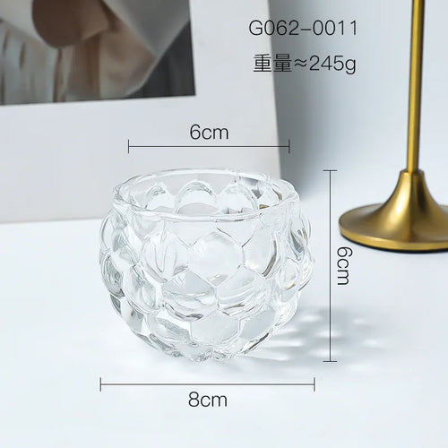 lampe citrouille sphérique en verre pour décorations artisanales - vue 8 sur 11