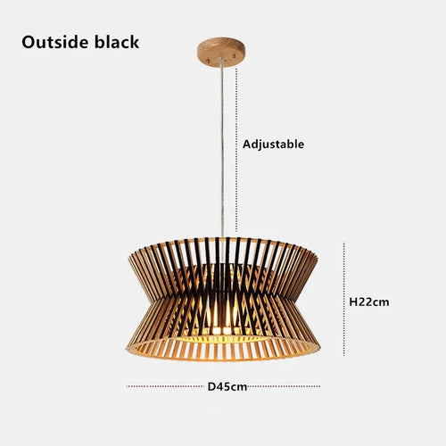 2024 New Creative Solid Wood Chandelier For Living Room Dining Room Office North European Style Indoor Lighting Decoration