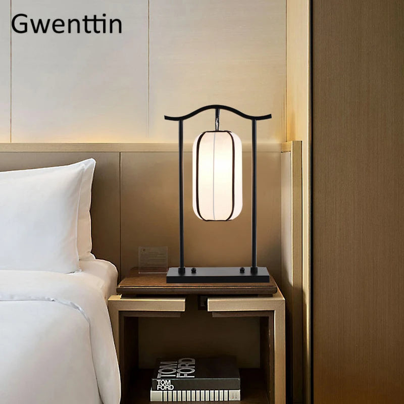 lampadaire classique en tissu pour décoration intérieure - vue 4 sur 13