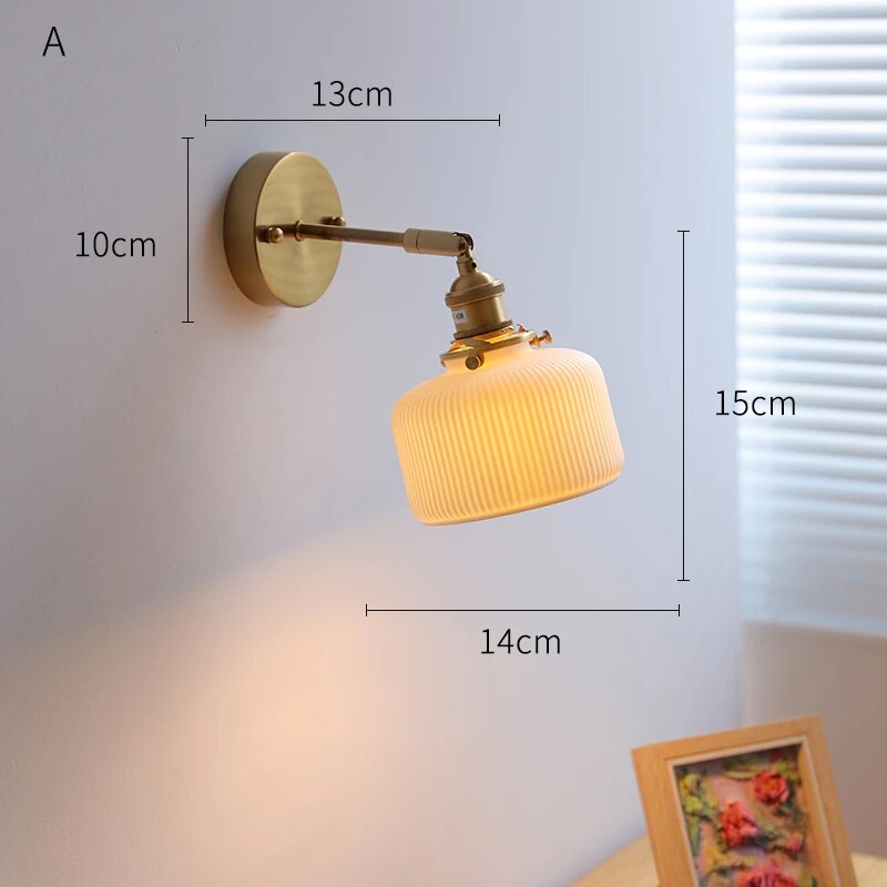 applique murale led iwhd nordique japonaise - vue 18 sur 23