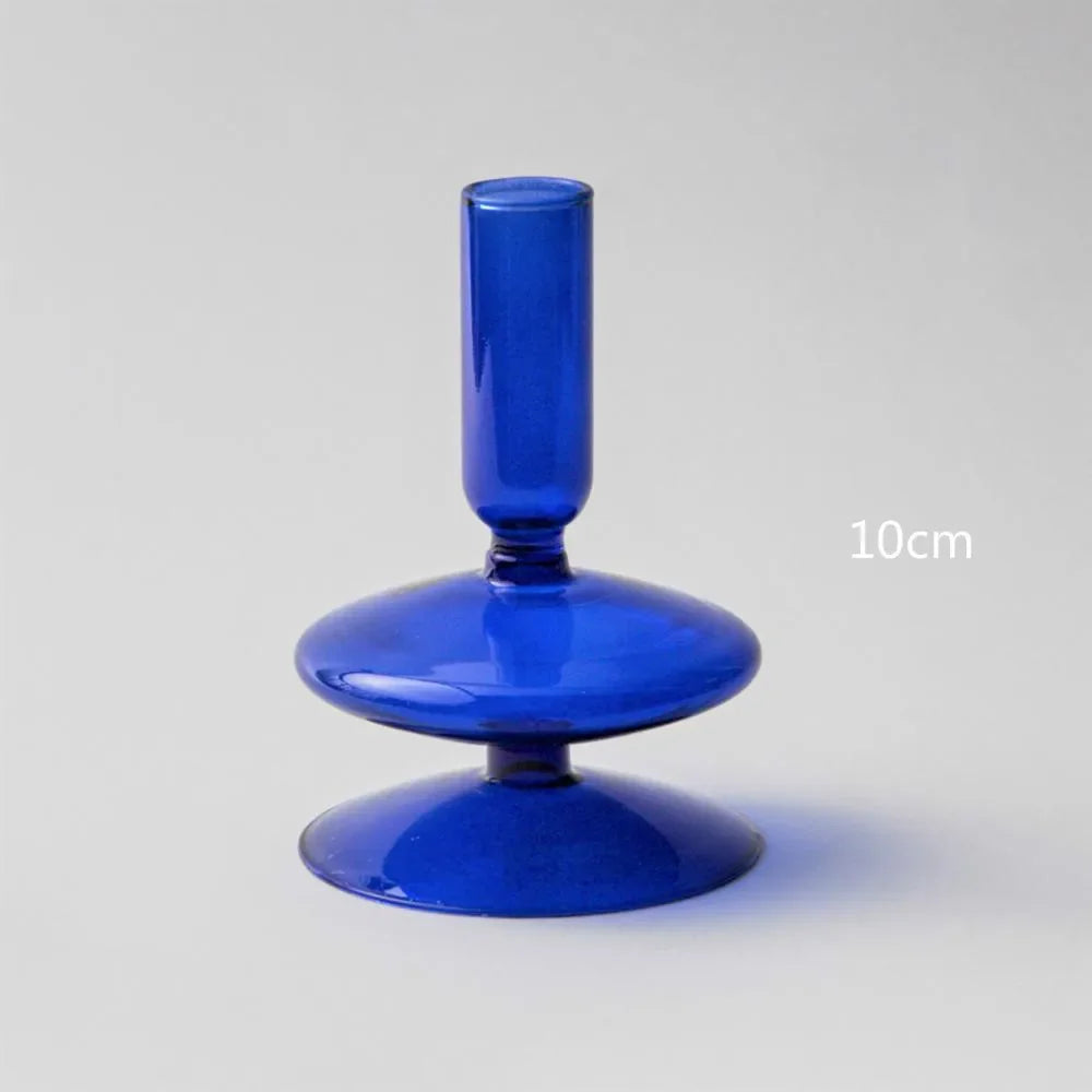 bougeoir décoratif en verre moderne pour événements et décoration intérieure - vue 16 sur 16