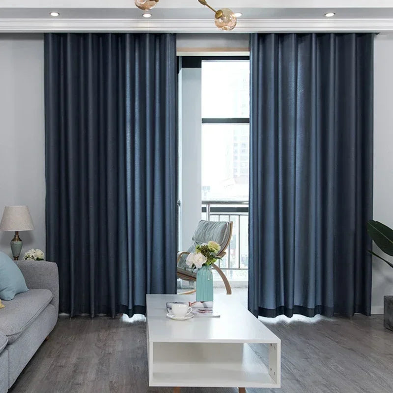 Voilage tulle semi froissé moderne pour salon chambre - vue 9 sur 9