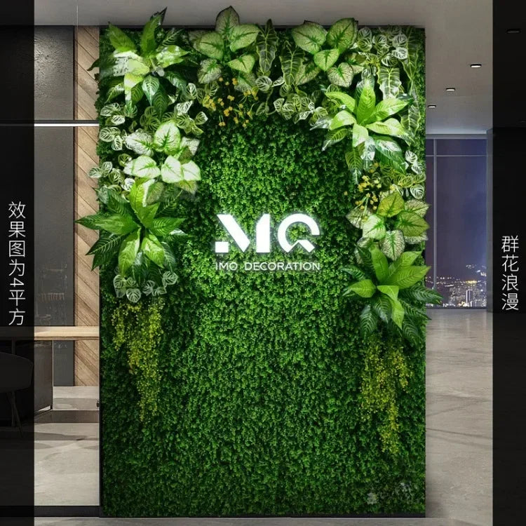 mur végétal artificiel pour décoration extérieure et aménagement paysager - vue 29 sur 30