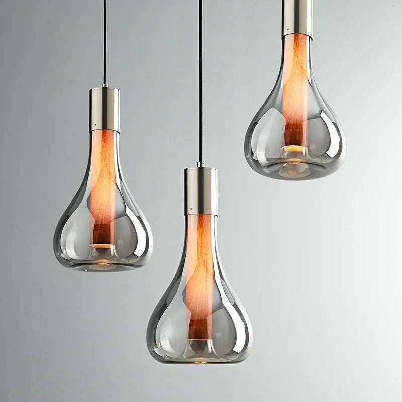lampe à poser nordique moderne en verre design élégant pour décoration - vue 4 sur 10