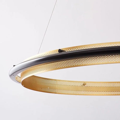 lustre led circulaire de luxe design moderne décoratif