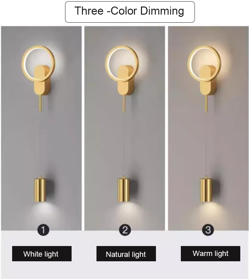 applique murale led moderne pour décoration intérieure - vue 6 sur 7