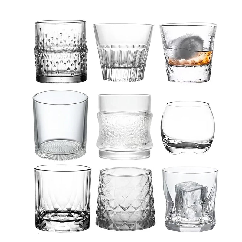 Verres à whisky épais style moderne résistants cocktails