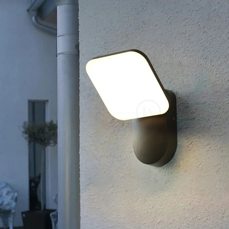 LED Applique Murale À Induction Extérieure IP65 Éclairage Étanche Villa Cour Jardin Décoration Porche Lampe Applique Murale Lampara Pared - vue 2 sur 14