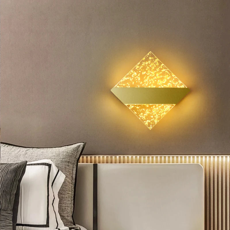 Applique murale Led en plumes de luxe - vue 5 sur 10