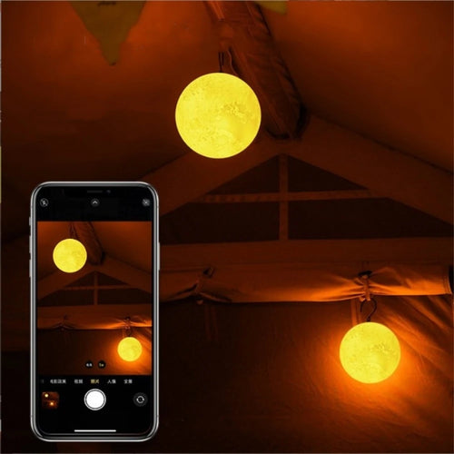 lampe de lune portable pour camping et décoration extérieure - vue 6 sur 7