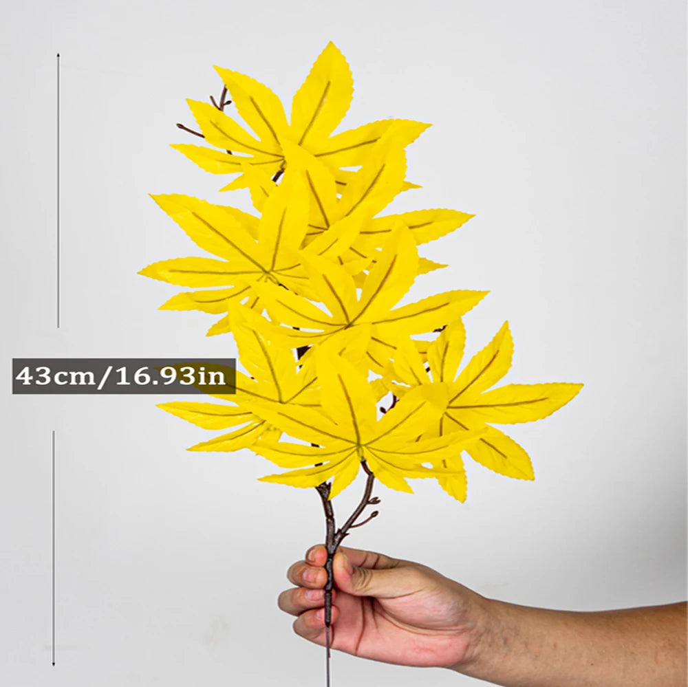 branche d'érable artificielle pour décoration d'automne et halloween - vue 7 sur 14